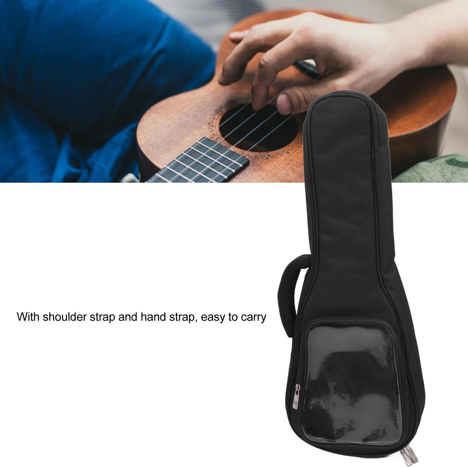 Bolsa para Guitarra Mochila para Instrumentos de Tela Oxford de