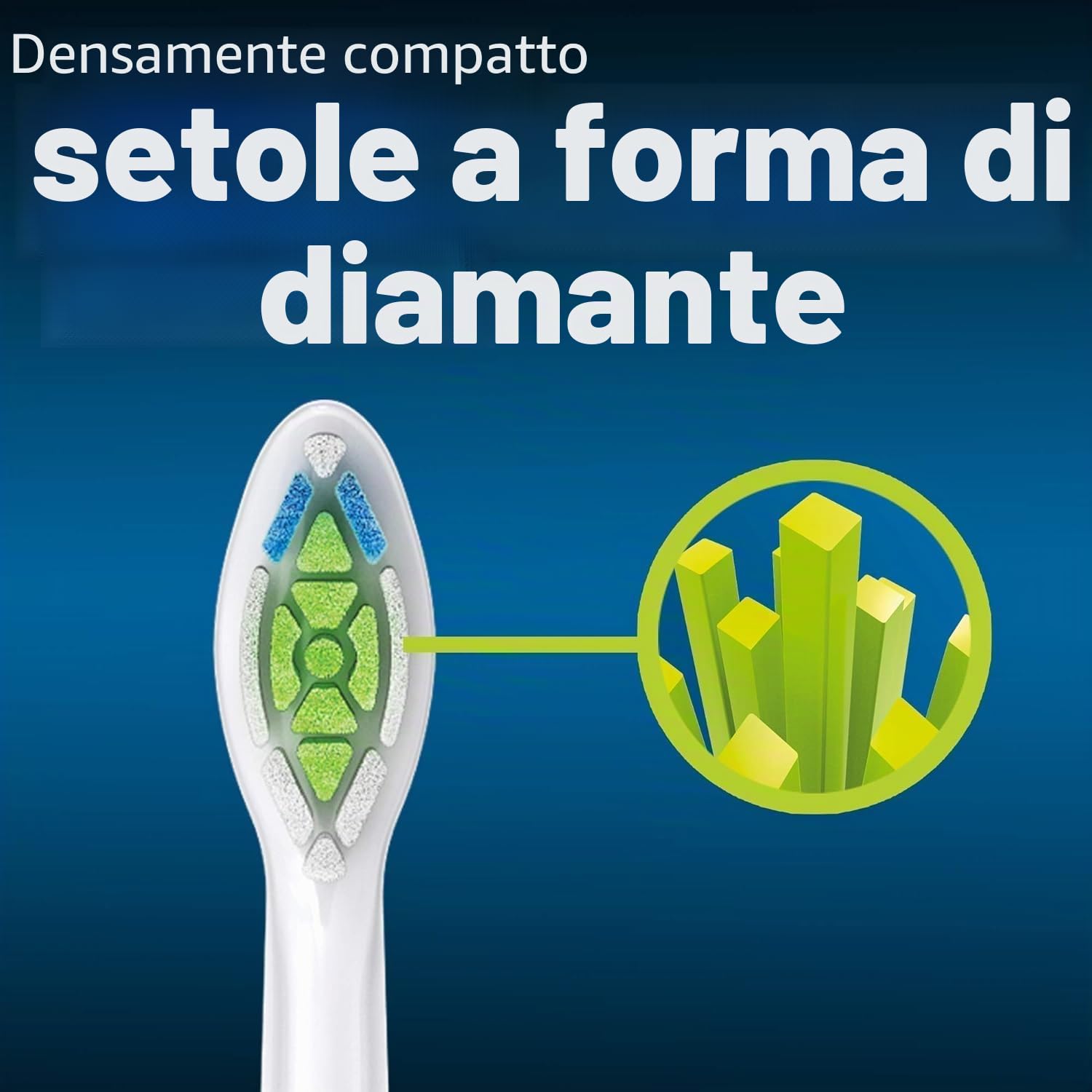 Testine per spazzolino Philips Sonicare HX6066/87 Optimal White, confezione da 6