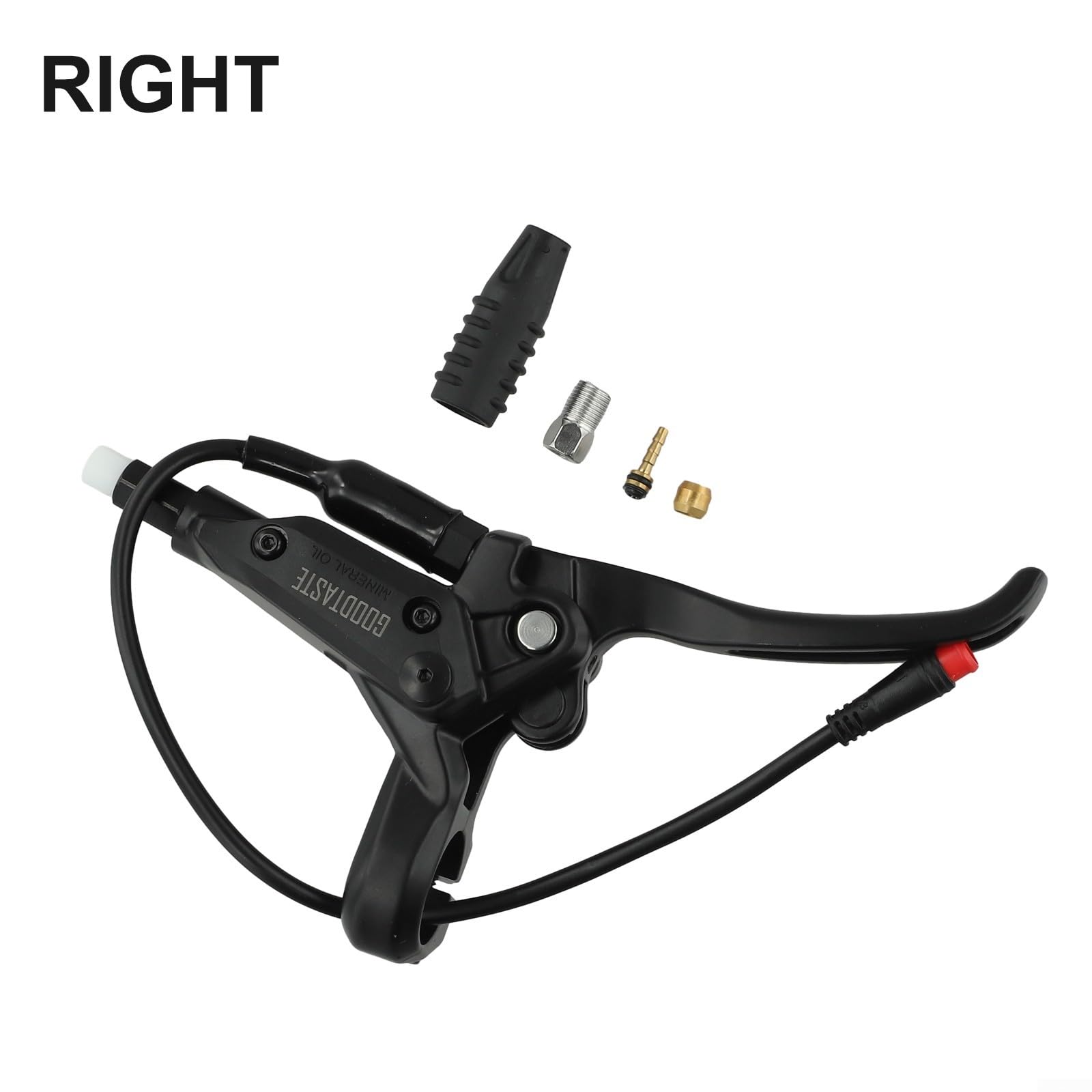 Bicycle Brake Handle, Waterproof Brake Lever Handle GT03 Power Off Oil Ebike Handle Suitable for Electric Bikes (Right)
