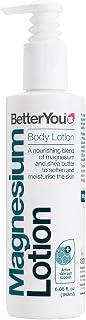 BetterYou Lozione Corpo al Magnesio, Miscela Ricostituente di Magnesio Trasdermico Zechstein Naturale e Burro di Karité per Ammorbidire e Idratare la Pelle, Senza Olio di Palma, 180 ml