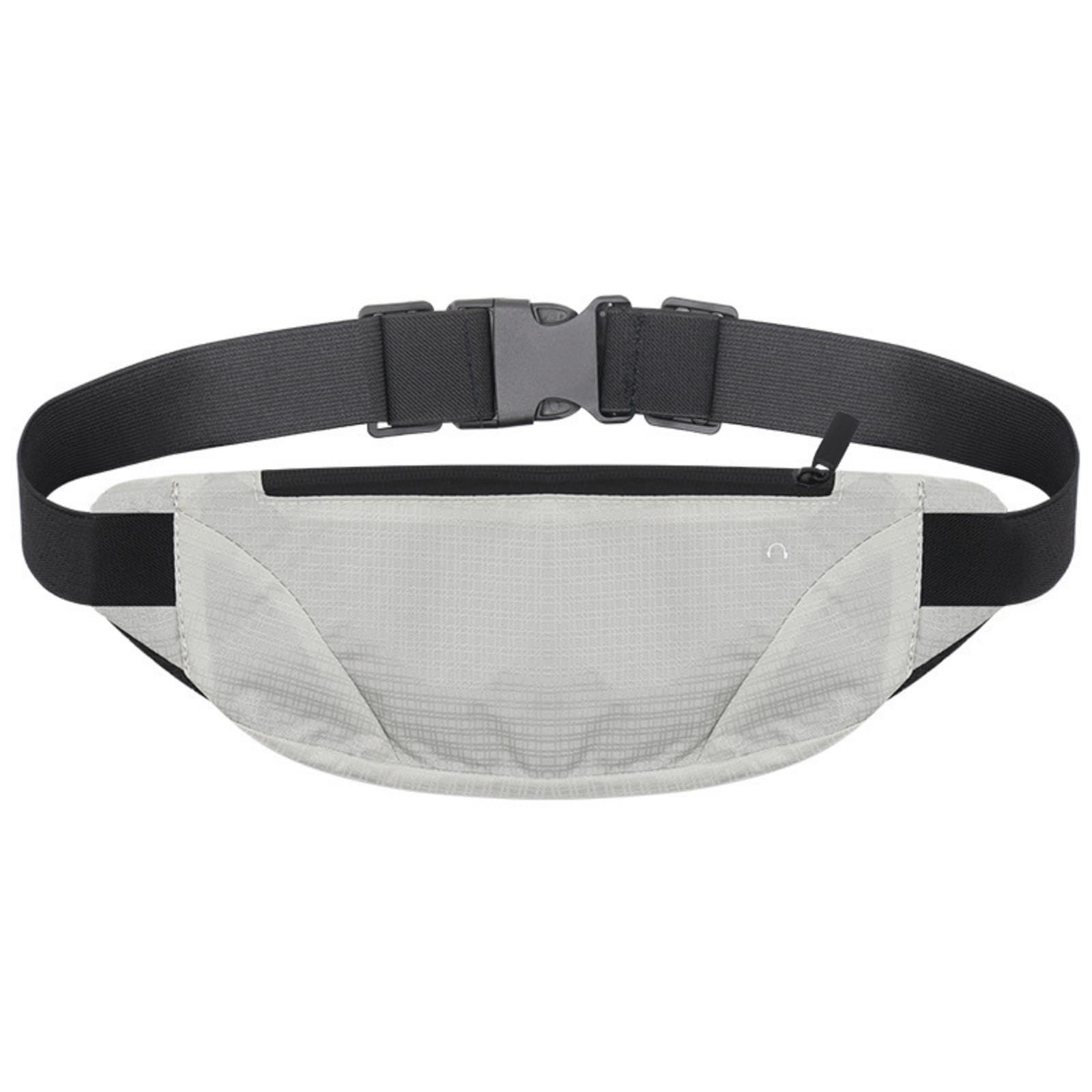 Sport Waist Bag Water-Resistant Running Waist Bag Lightweight Running Pouch for Outdoor Biking, Fitness Silver | Running Belts | Fitness Equipment & Gear | Fitness Running & Yoga-image-8