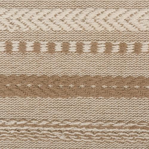 Image of The Home Talk Premium Cotton Designer Table Runner - 13x72 Inches - Elegant Decor for Dining Tables, Handcrafted Quality Table Runner for Wedding, Buffets, Hotel, Restaurants, Rustic Home Decor, Beige