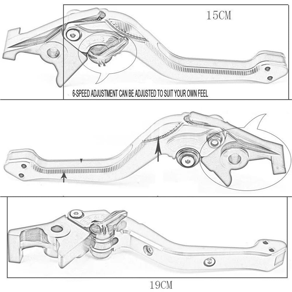 Pieghevole Leva Freno Frizione Accessori Per Moto Leva Freno Frizione Regolabile Ricambi Per Brutale 800/RR Per Turismo Per Veloce 800