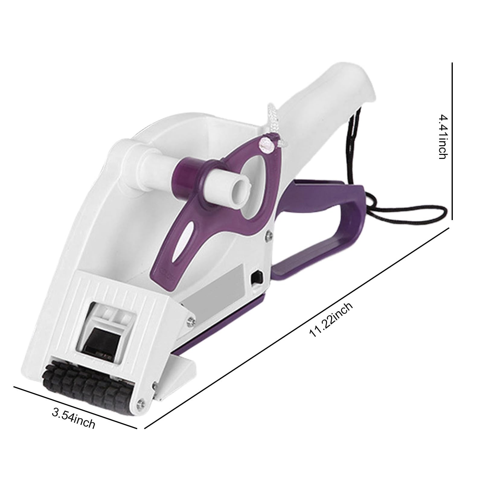 Etichettatrice manuale compatta per etichette 20-80mm ampia macchina di marcatura semi-automatica per prodotti, pubblicità