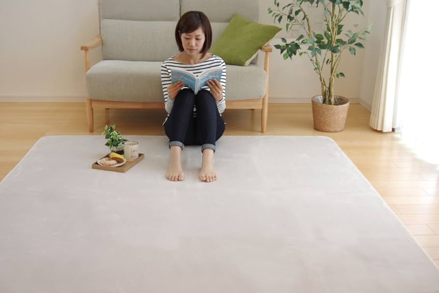 Amazon|イケヒコ ラグ カーペット 1.5畳 無地 ピオニー 約130 Amazon|イケヒコ ラグ カーペット 1.5畳 無地 ピオニー 約130