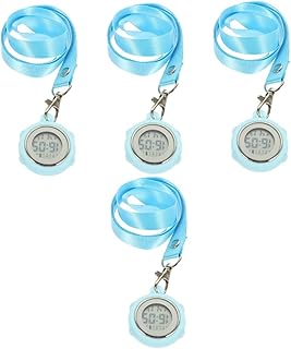 4 Pçs Relógio Enfermeira Medalhão Chaveiro Relógio Enfermeira Crianças Chaveiros Relógio Para Enfermeira Relógio Fob Relógio De Bolso Enfermeira Fivela Relógio De Peito