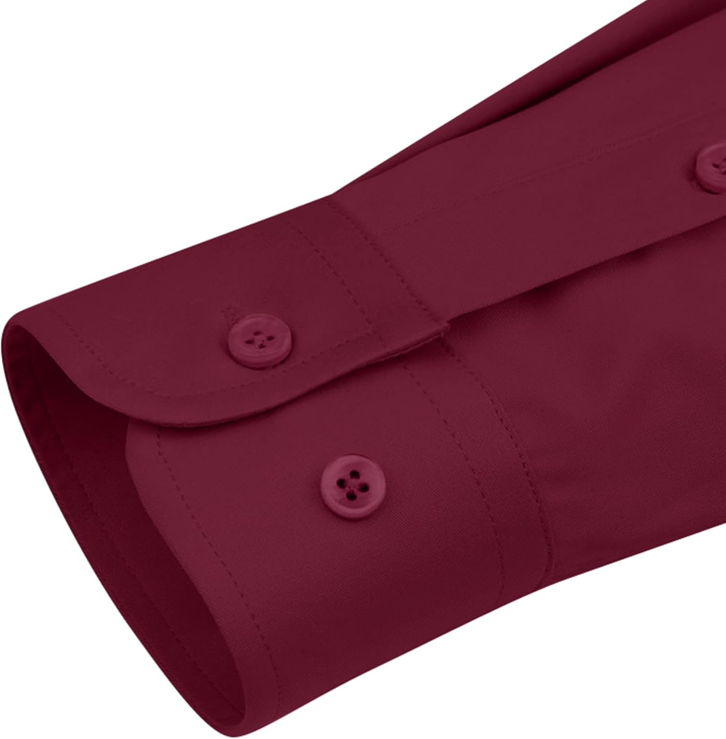 siliteelon Womens Classic-Fit Dress Shirts Long Sleeve Button Down Wrinkle-Free Stretch Solid Casual Work Office Blouse Top - Image 7