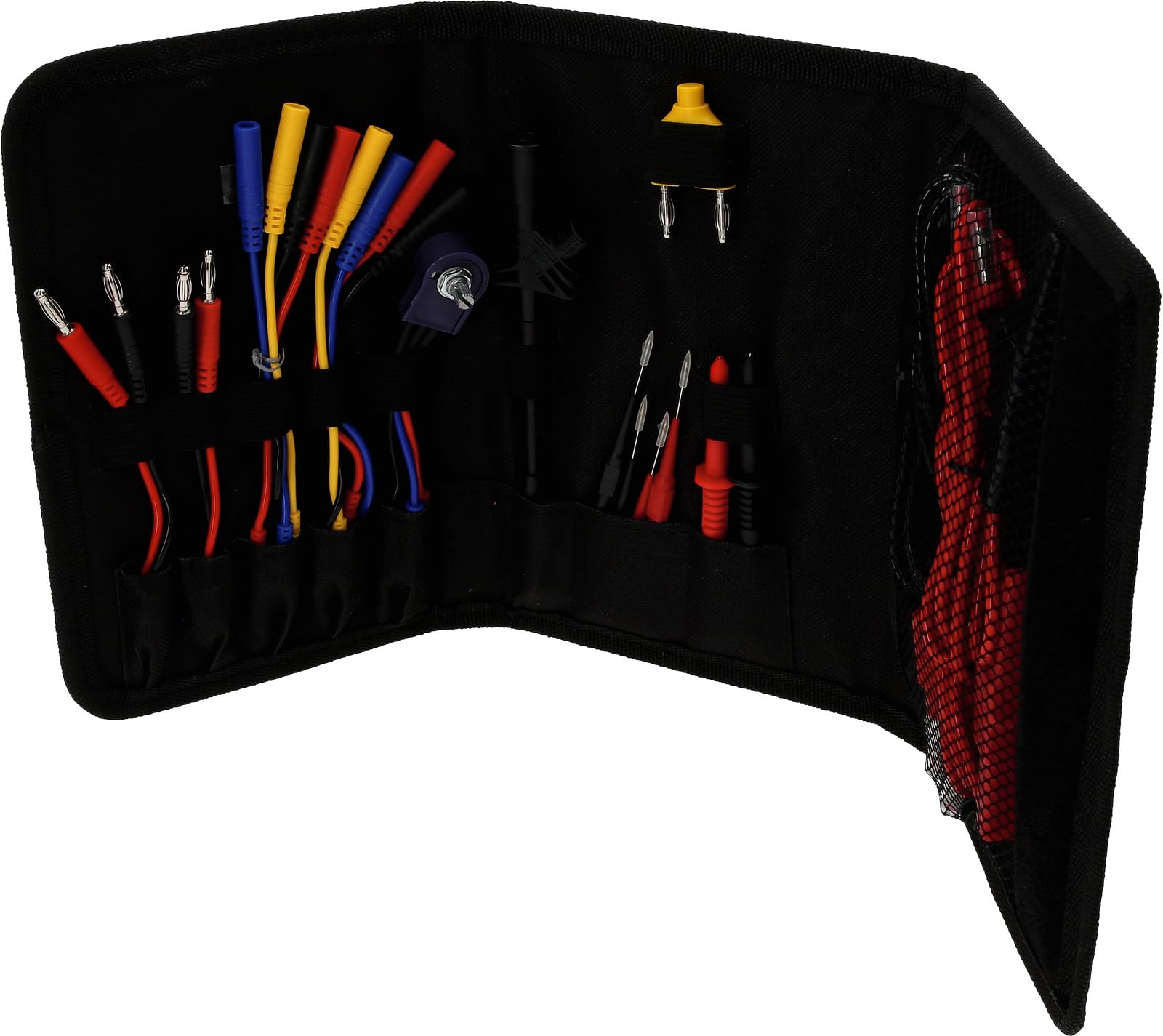 KS Tools 150.0895 12/24V Diagnose Prüf- und Mess-Kabel-Satz, 25-tlg