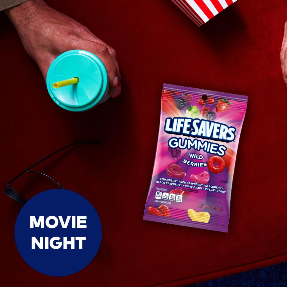 Amazon.com : LIFE SAVERS Gummy Candy, Wild Berries, 7 oz Bag