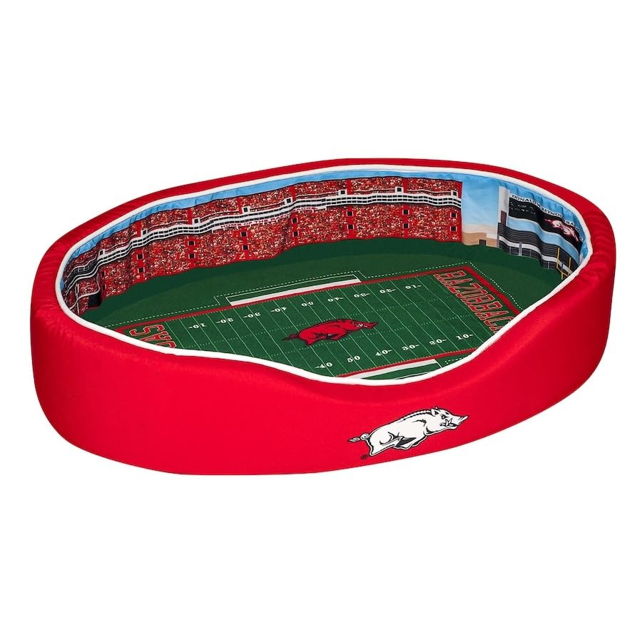 StadiumSpot Oval Dog Bed Arkansas Medium