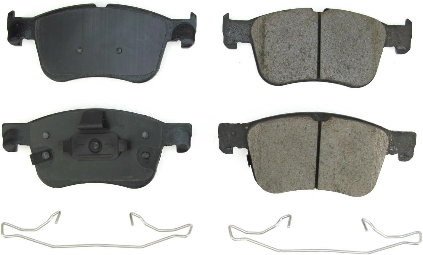PowerStop Front Brake Pads For Ford Bronco Sport 2021-25 |Escape 2020-25 |Maverick 2022-25 |Lincoln Corsair 2020-25 - Z17 Ceramic Brake Pads With Installation Hardware, 17-2300