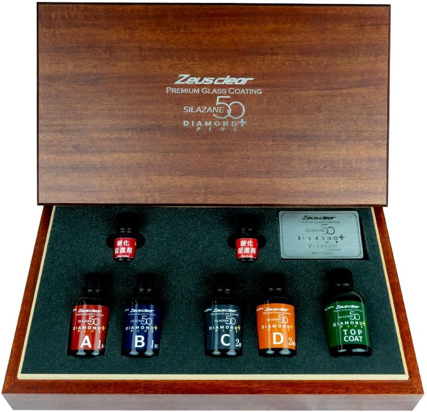 【スプレー式ガラスコーティング】Zeus clear シラザン50 ダイヤモンドプラス LLサイズ 自動車用 ガラスコーティング剤