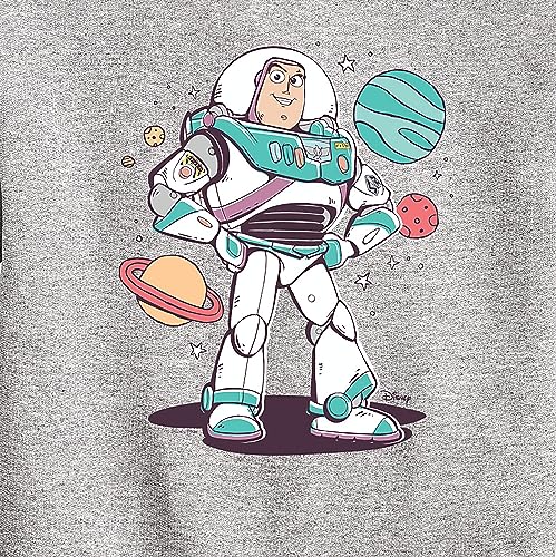 HYBRID APPAREL - Toy Story 4 - Buzz and Planets Sketchy - Toddler & Youth Crewneck Fleece Sweatshirt3