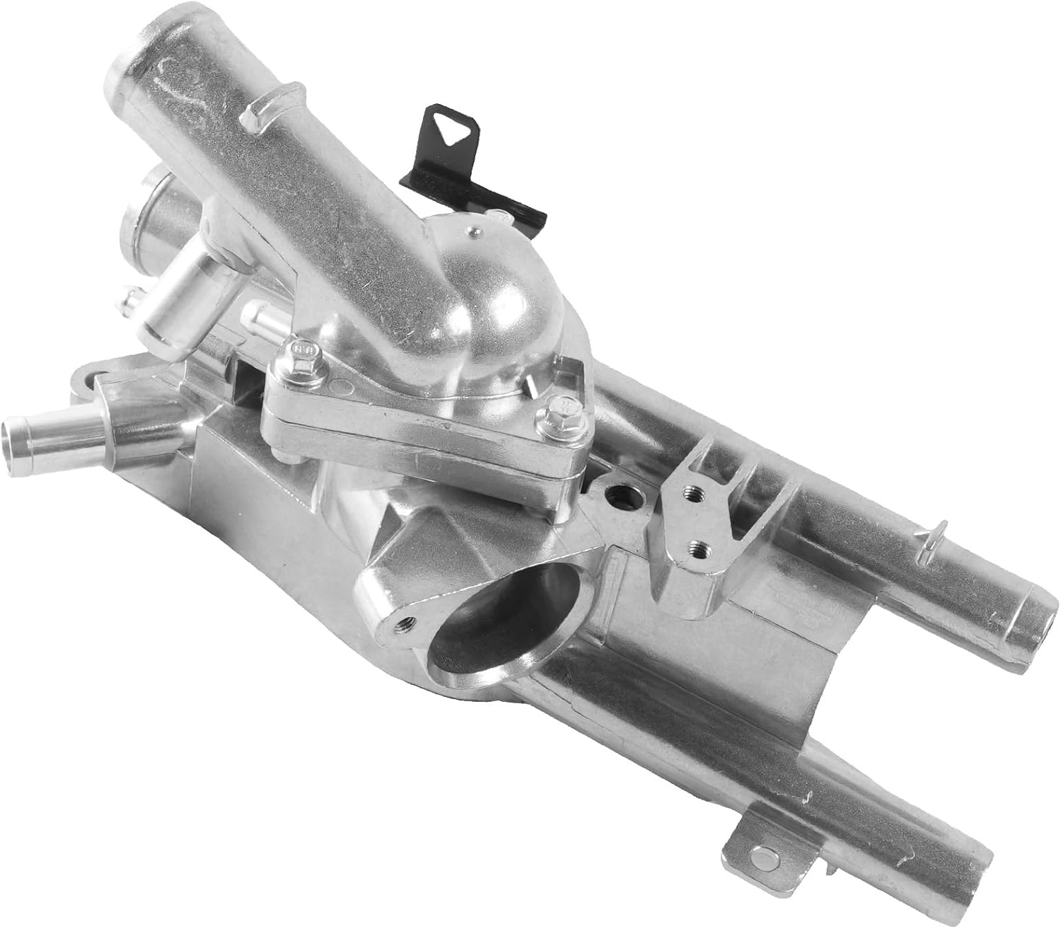 2.4L Aluminum Thermostat Housing Assembly Compatible for Hyundai Santa Fe/Tucson, for Kia Optima/Sorento 2010-2015 2.4L Replaces 256002G500 902-5128 001-221-2ALU
