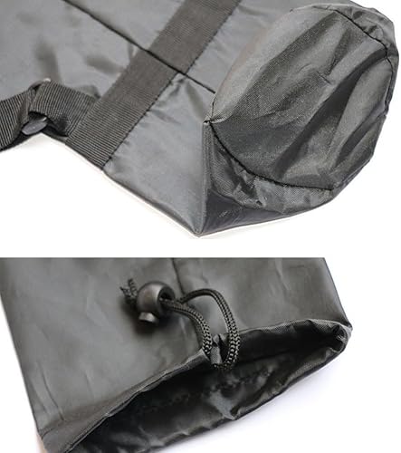 Miniatura 3 de Bolsa de trípode, estuche de transporte compacto, nailon resistente, negro, 6.7 * 27.6 in (A)