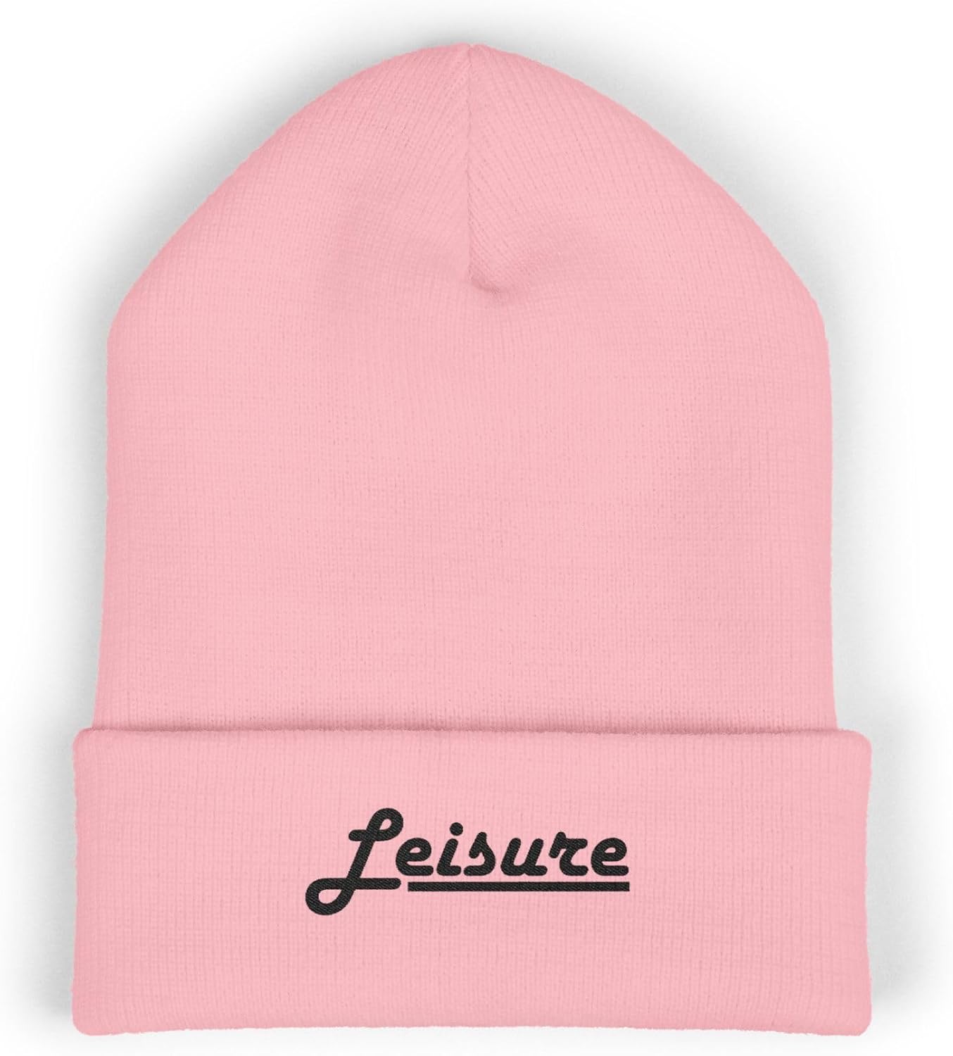 Premium Classic Cuffed Beanie Hat Gift - Leisure Embroidered Message
