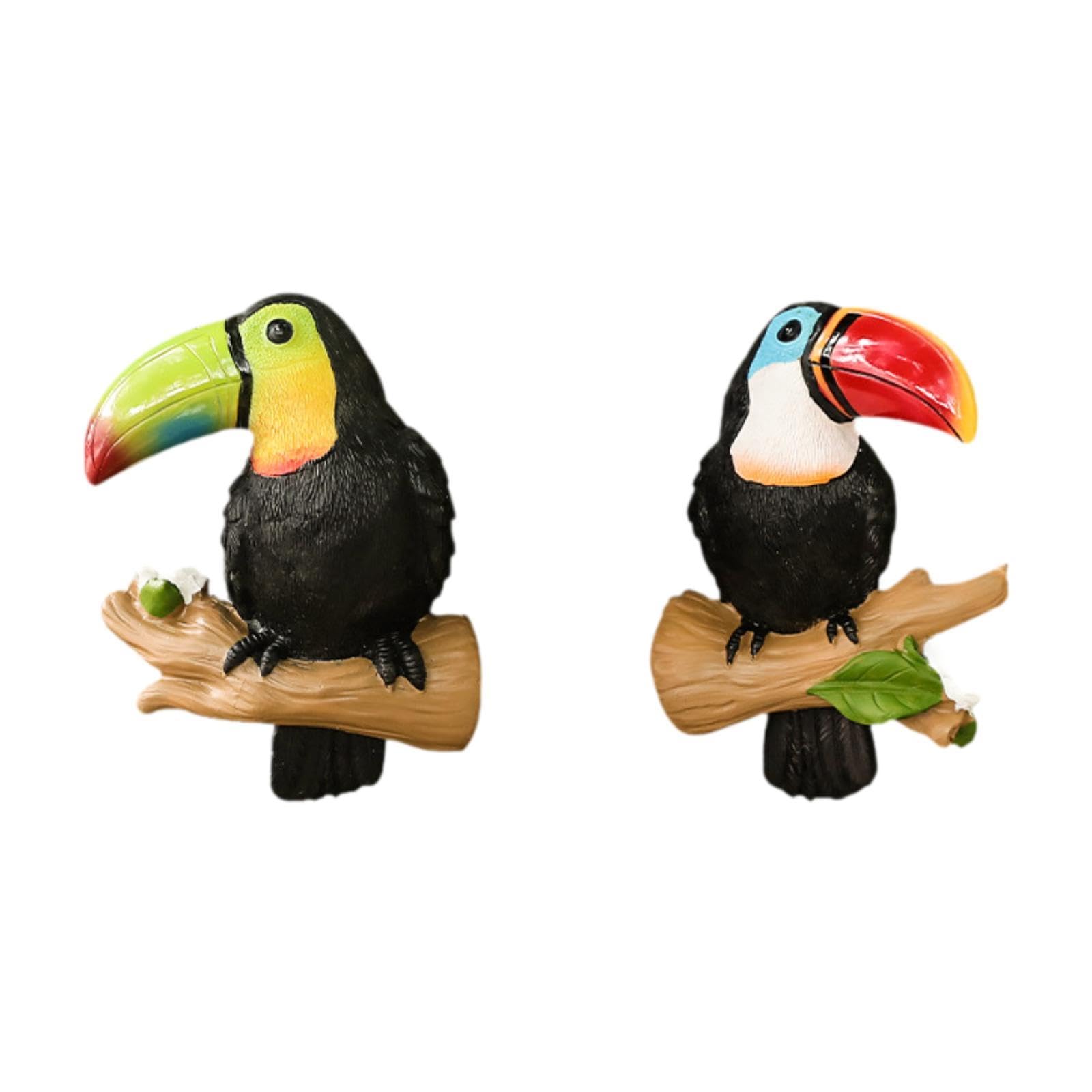 Statues de Perroquets Enlacés, Symbole d'Amour et de Nature pour Embellir Votre Cour