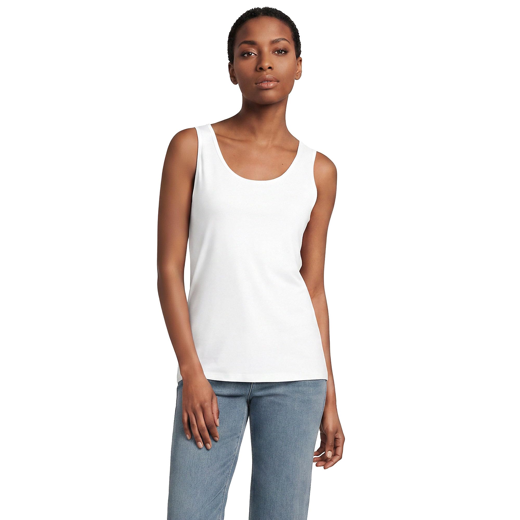Lands' End Women's Cotton Tank Top