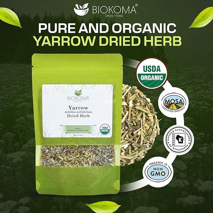 Té de Hierbas Milenrama Orgánico 50g en Hebros miniatura 2
