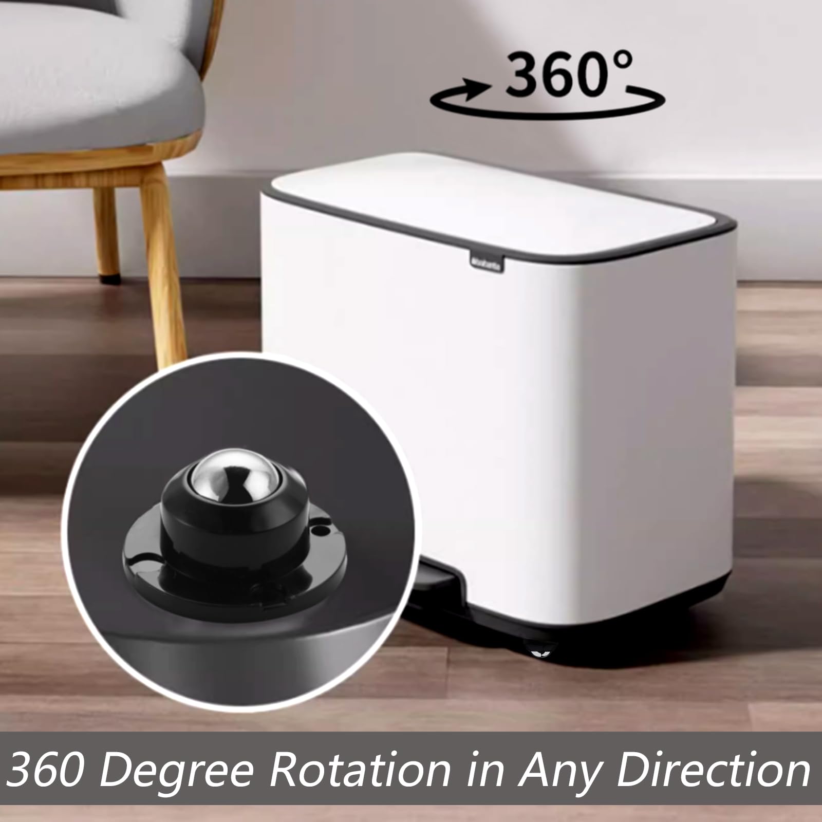 Lot De 12 Roulettes Autocollantes – Roues Pivotantes à 360° Pour