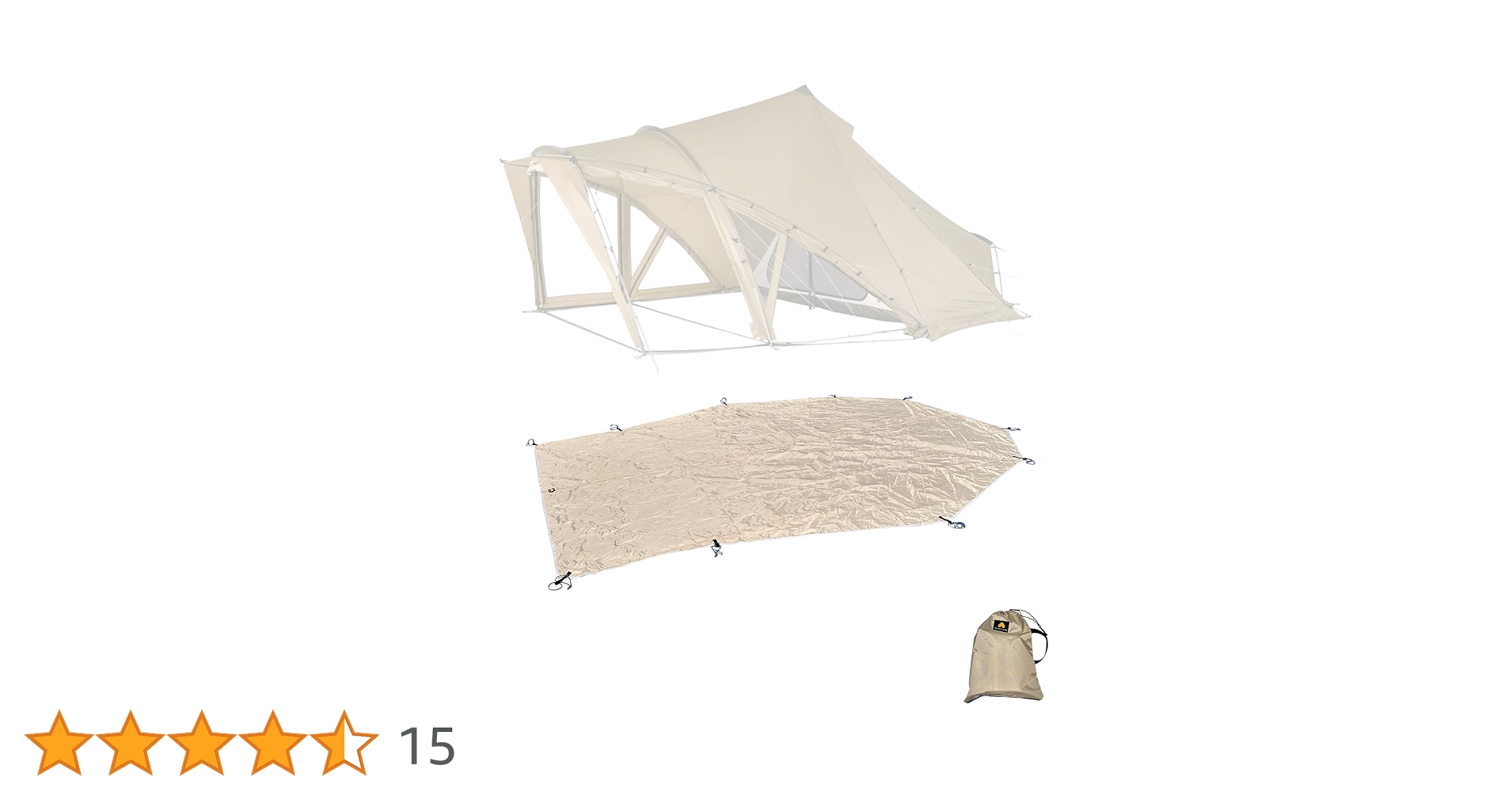 Amazon | MECH CAMP グランドシート テントアクセサリ 防水