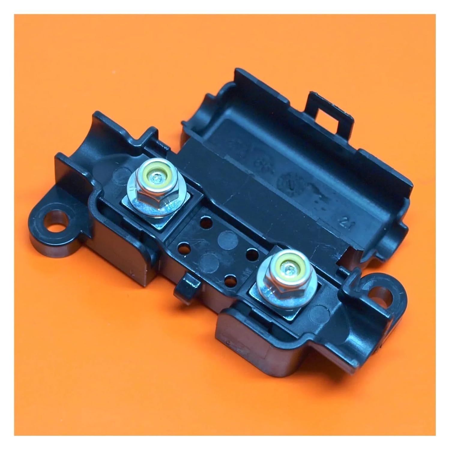 Heavy-Duty Automotive Fuse Holder with 40-amp terminals and Heat Shrink tubing