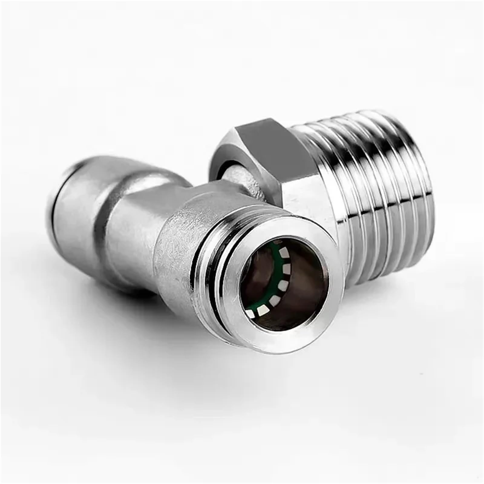 Raccordi pneumatici in acciaio inox 304 Accoppiamento a sgancio rapido PX Spingere al tubo 6/8/10mm Filettatura maschio 1/8 1/4 3/8 1/2 connettore aria 1 pezzo (8-01)