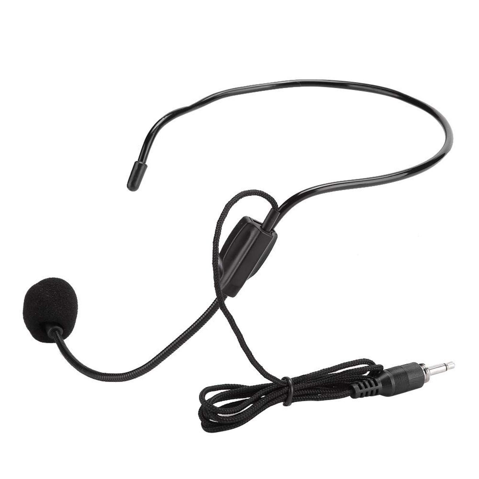 3 Pièces 3,5 mm Bouchon à vis Filaire Tête Condensateur Microphone Anti-Bruit Micro pour Guide D'achat Guide, Présentateurs