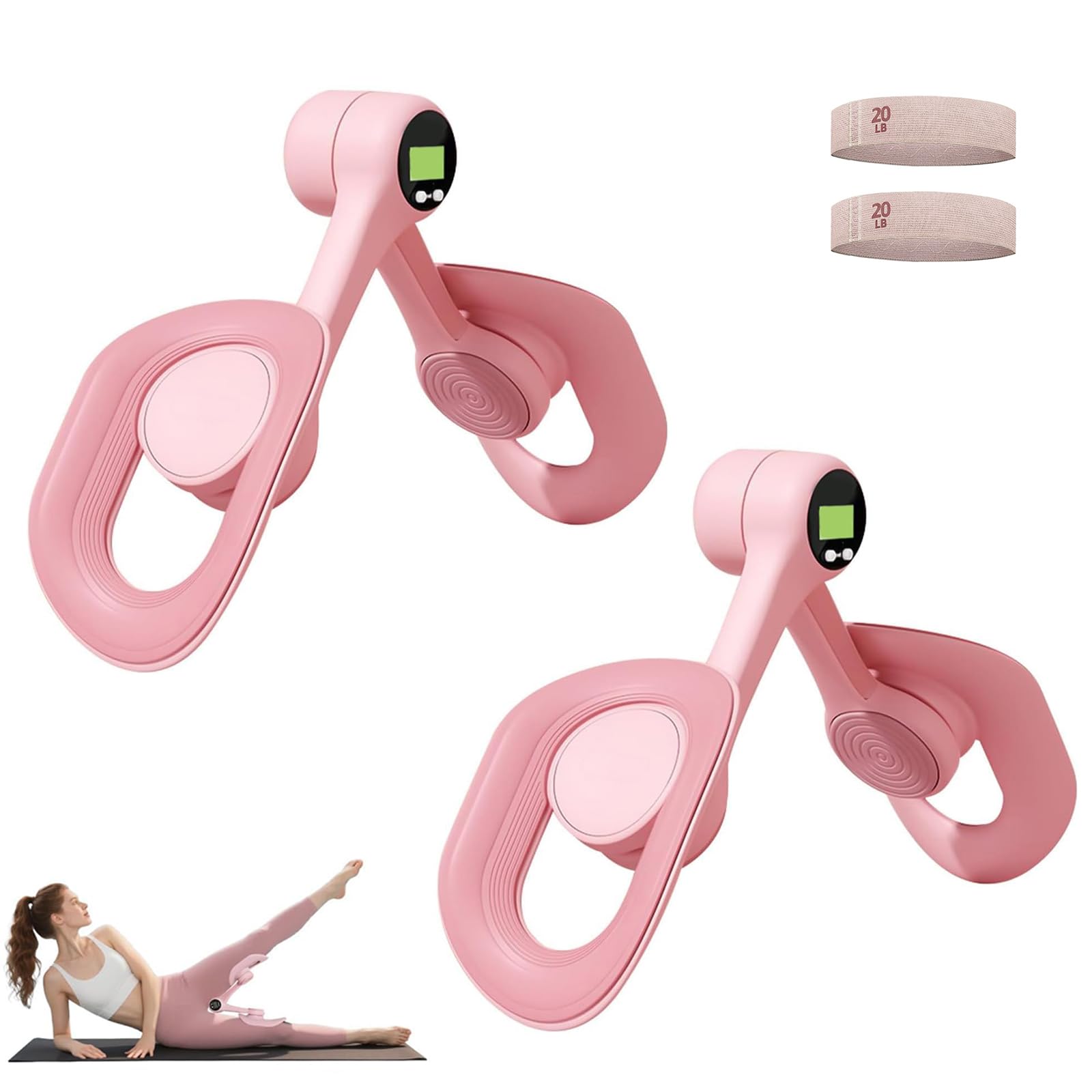 Fortis Control Trainer, Fortis Pelvic Control Trainer for Men, Pelvic Floor Trainer for Women with Counter, Inner Thigh Muscle Master Exercise Devices, Anti Slip Design,For Home,Gym