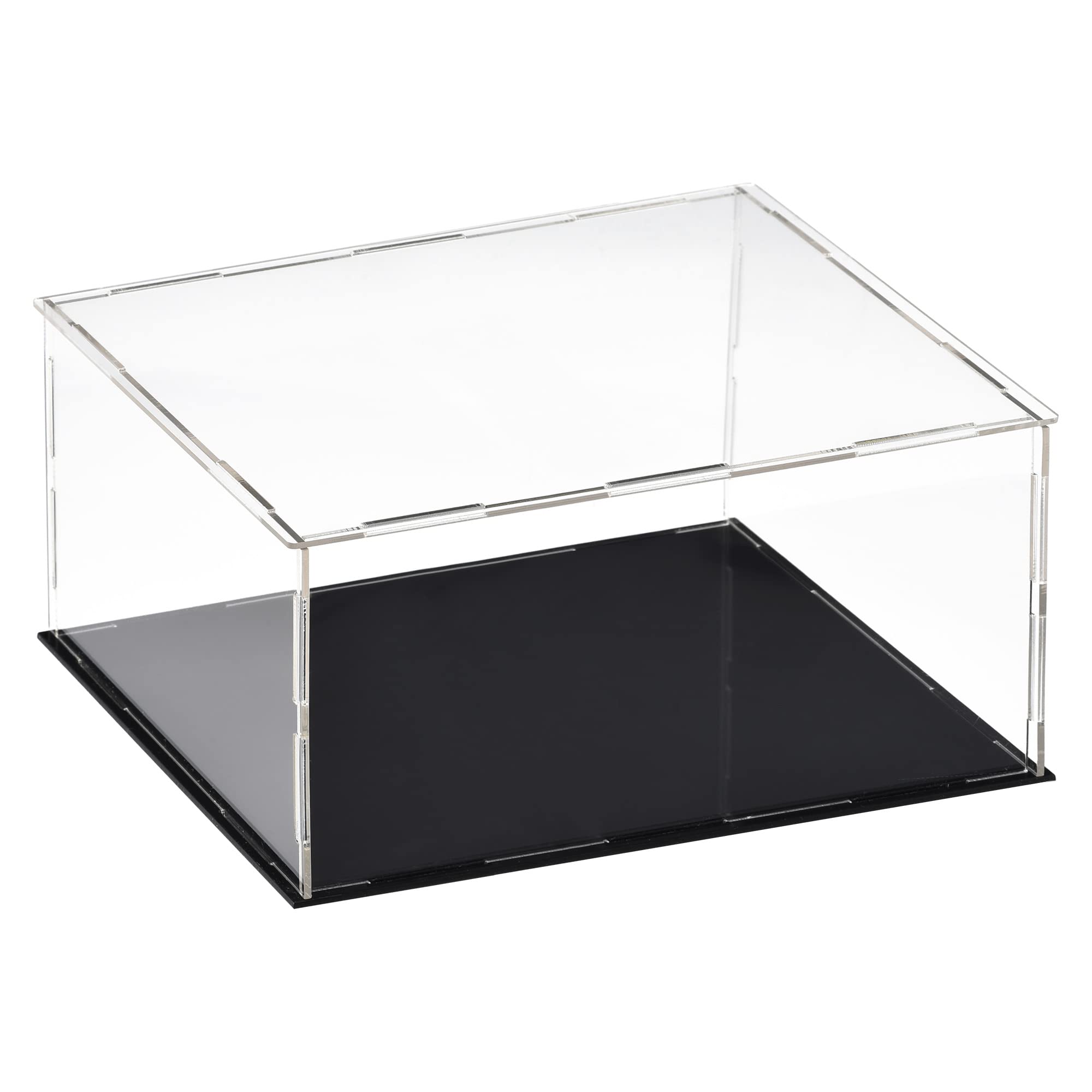 Muiltvoe Acrylic Clear Display Case Box Dustproof Protection Showcase Cube Collectibles Show Box 10x10x20cm