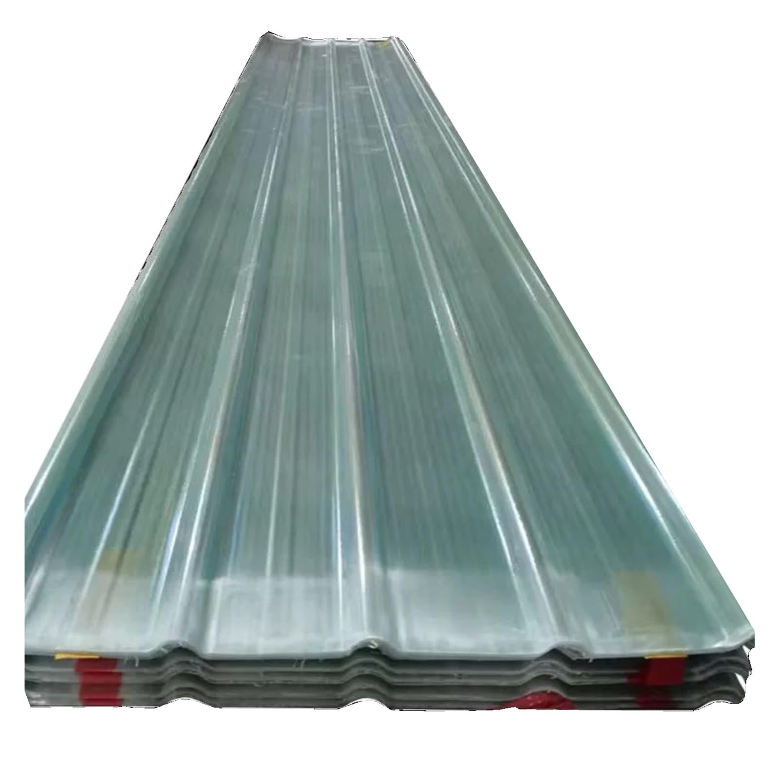 Feuille polycarbonate haute transmission lumineuse pour puits de jour d'usine