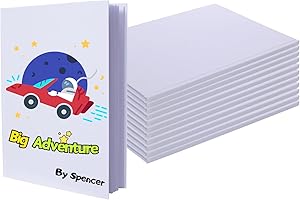 Hardcover Books for Kids to Write Stories, 7 x 10 Inch Blank...