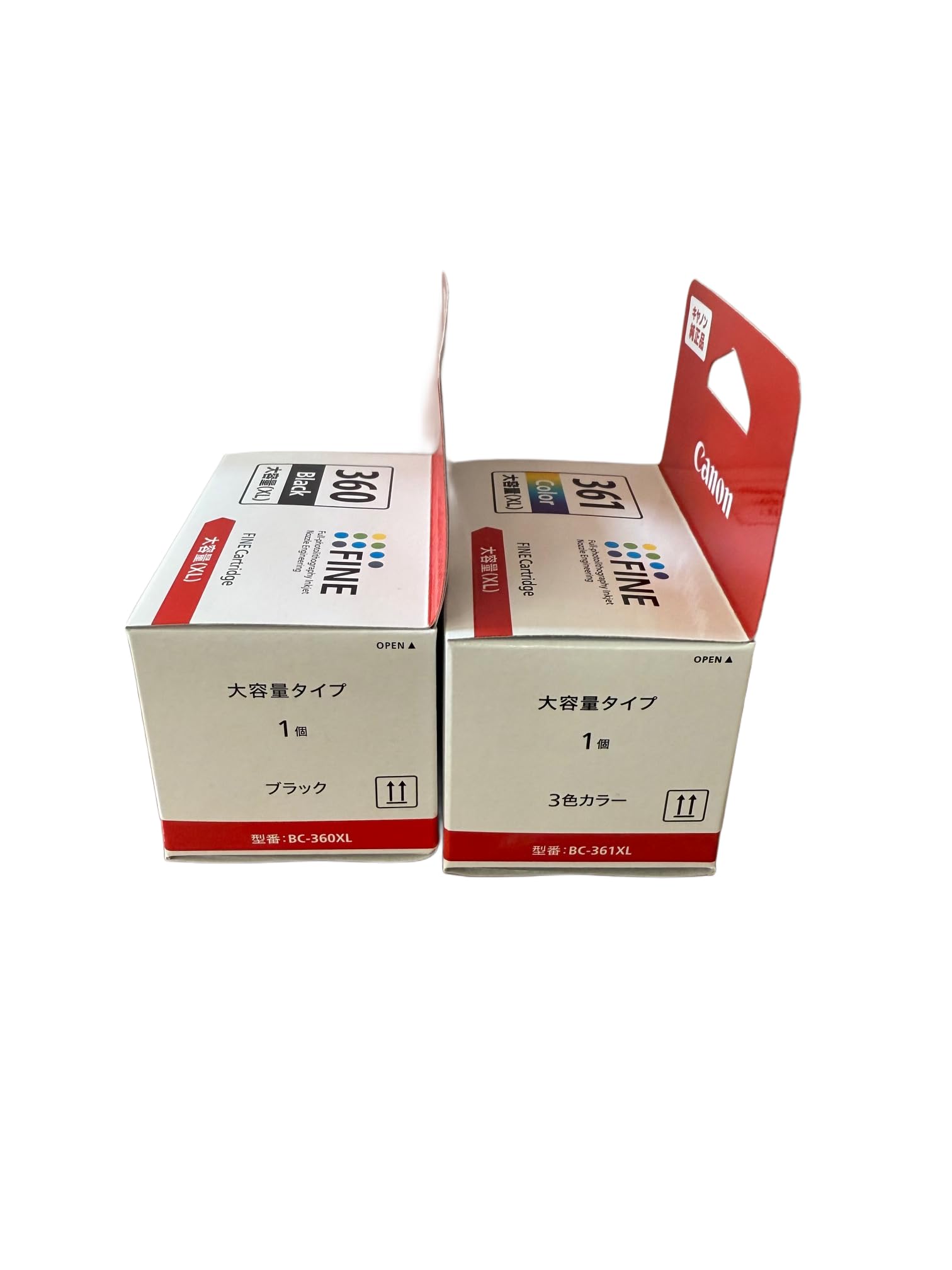 使用済Canon BC-360XL/361XL インクカートリッジ 20個セット Canon FINEカートリッジ BC-360XL / BC-361XL（大容量）シリーズ