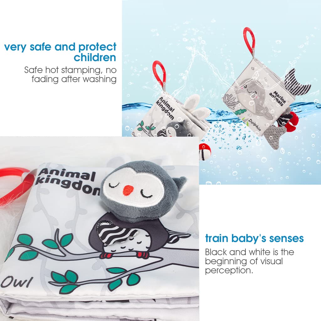 SNOWIE Soft® Forest Cloth Books for Babies 0 to 3 Years Waterproof Soft Toy 3