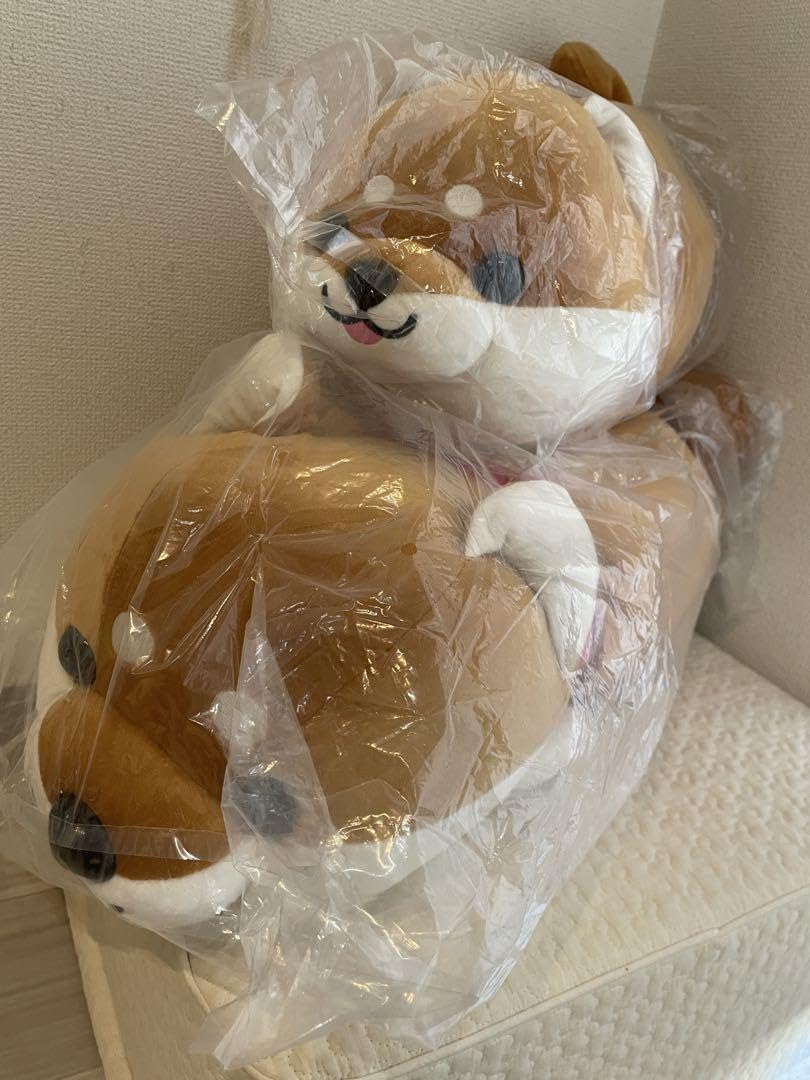 Amazon.co.jp: ハッピーまめしば 親子ぬいぐるみセット特賞と2等 柴犬