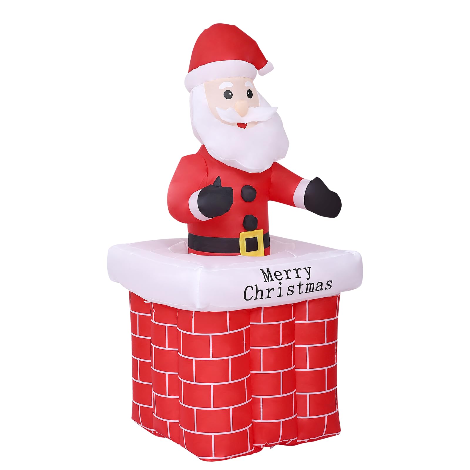 homewell Décorations Gonflables de Noël avec lumières LED, Grand Père Noël Gonflable pour l'Extérieur, Decoration Noel Exterieur, pour Jardin pelouse Porche fête de Noel