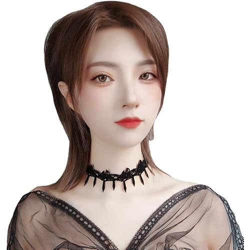 Punk Goth Princess Neck Chocker Collar Devil Gothic Baroque velvet retro Witch devil Necklace Halloween Witch black