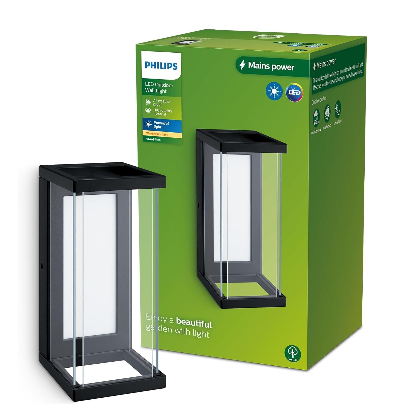 Philips Lighting Außenwandleuchte ULYZO Außenwandleuchte