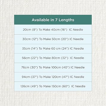 KnitPro Stelo 360 Nylon Coated Stainless Steel Swivel Cable with Silver Connectors | 126cm (49) to Make 150cm (60) IC Needle