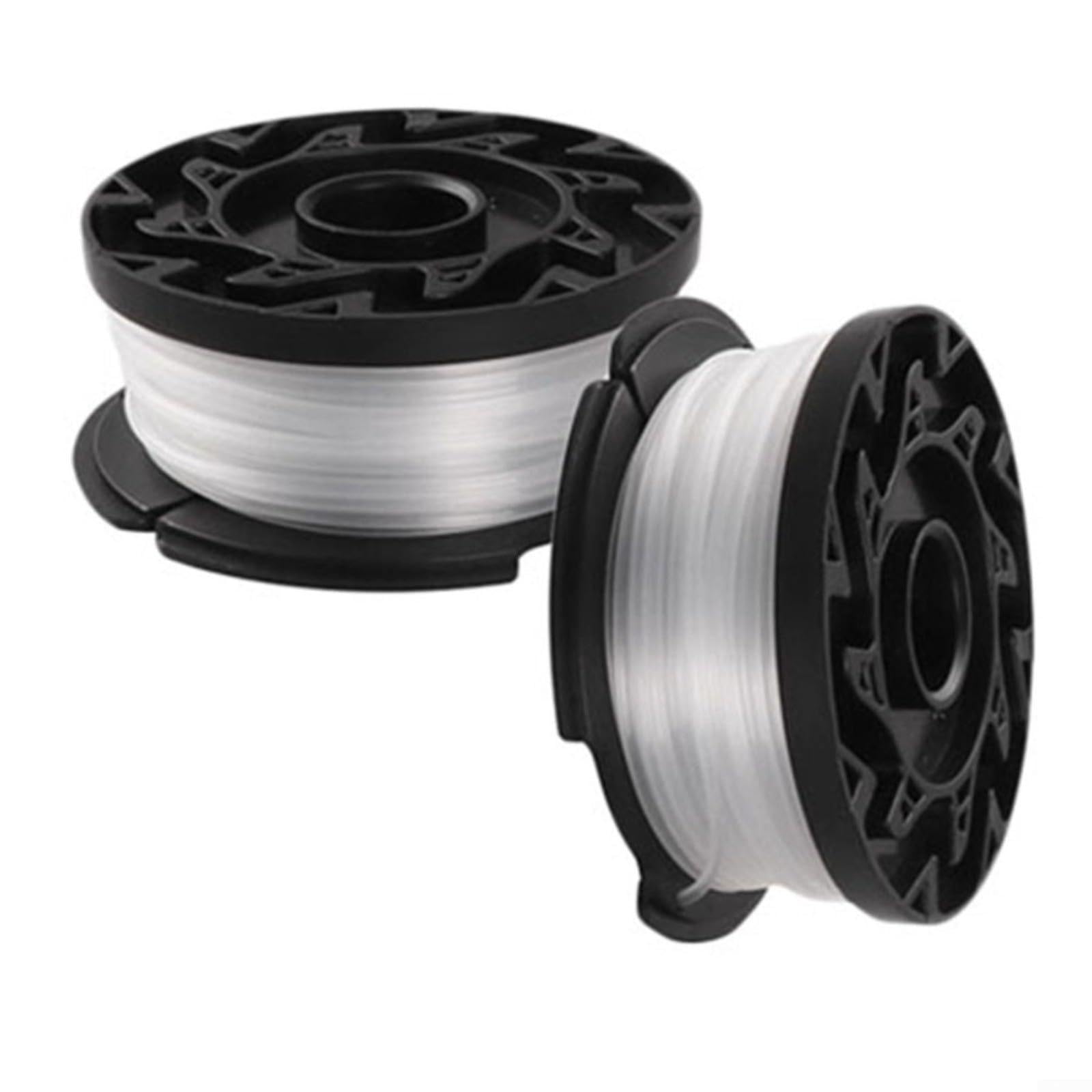 Glewi 2 Pack 1.5mm Trimmer Line Spool BD032 For Black-Decker Reflex-Strimmers BCSTA536 BESTA525 CST1200 GH900 GL545 STC1820