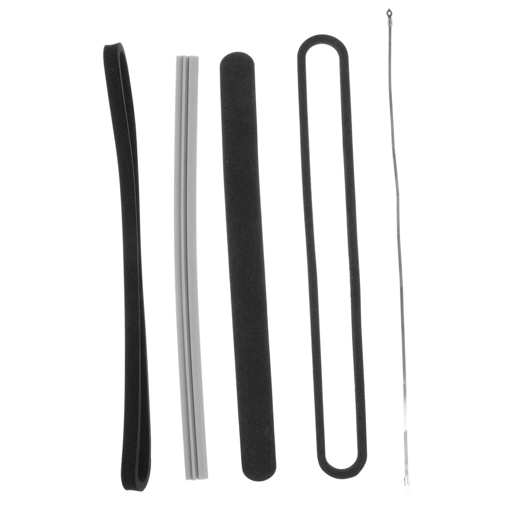 Cabilock Set 1 Striscia di Tenuta in Silicone e Spugna Filo Riscaldante per Macchina Sottovuoto Nero, Sigillatura Uniforme, Ricambio per Uso Professionale e Negozi