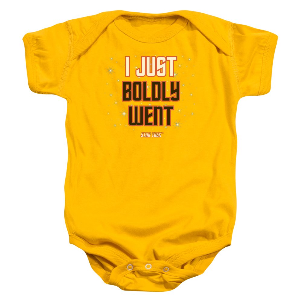 Infant: Star Trek- Boldly Went Onesie Infant Onesie Size 6-12 Mos