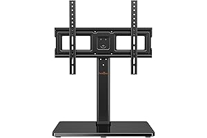 Perlegear Tabletop TV Stand: Ideal for 23”–60” TVs
