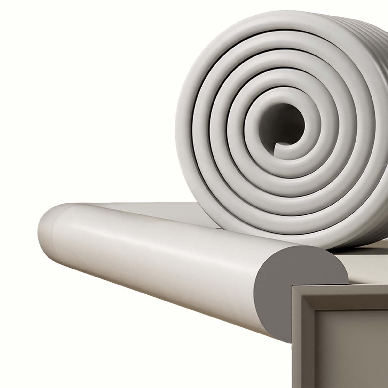 Parachoques para Muebles, Protector De Bordes Y Esquinas, Tira Antigolpes De Espuma, Protector De Mesas, Cinta De Doble Cara, Suave, Flexible, Elástica, Recortable