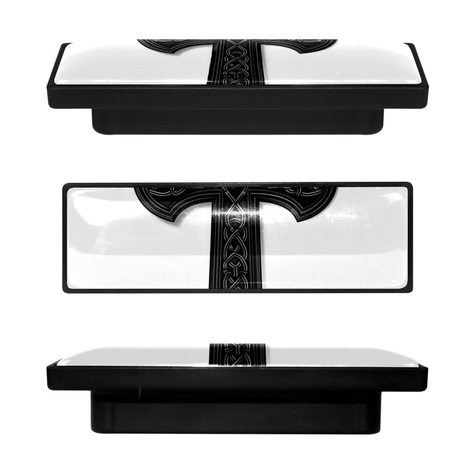 Boutons de placard de cuisine rectangulaires pour tiroir de commode et bureau