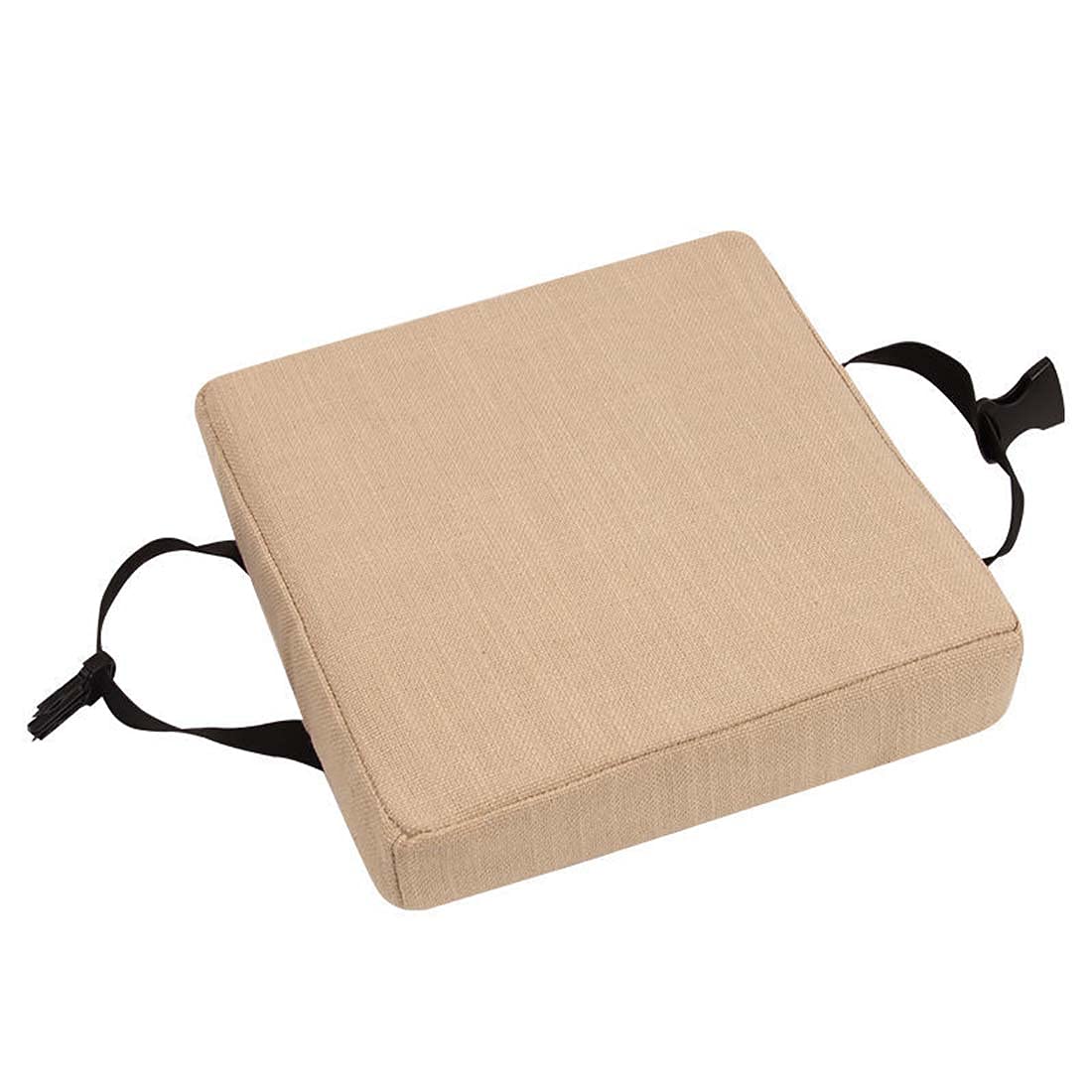 Qing Yun Beige Chair Seat Cushion Pads,Thick 5/8Cm Dining Chair Pads Cushions,Square Non-Slip Seat Pad Chair Mat For Stool Garden Indoor Outdoor (25X25x5cm,)