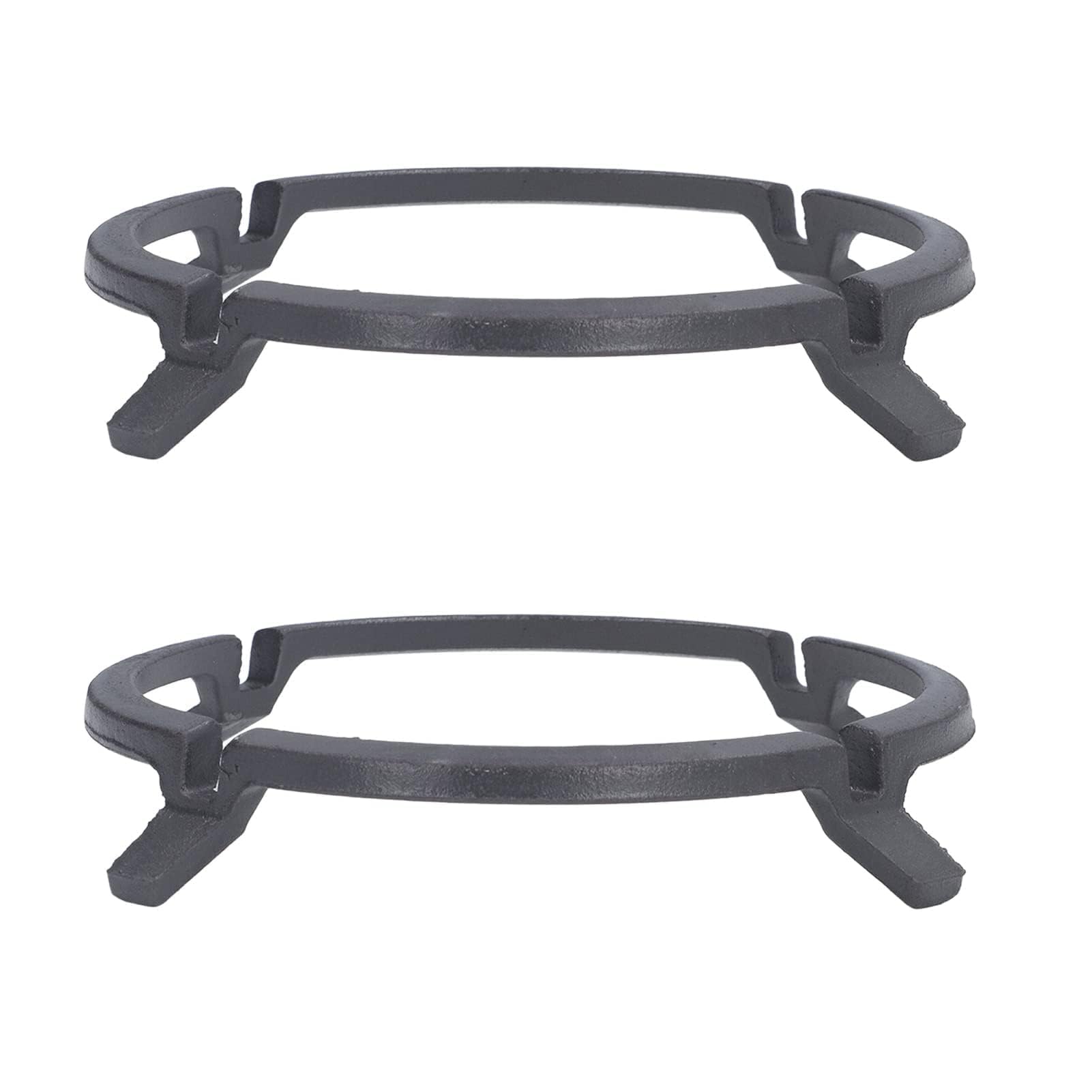 2Pcs Gas Cooker Rack Wok Rings, Stove Rack Holder Universal Cooker Stand Rack Gas Stove Rack Stove Support Rack Cooker Support Holder Cast Iron Wok