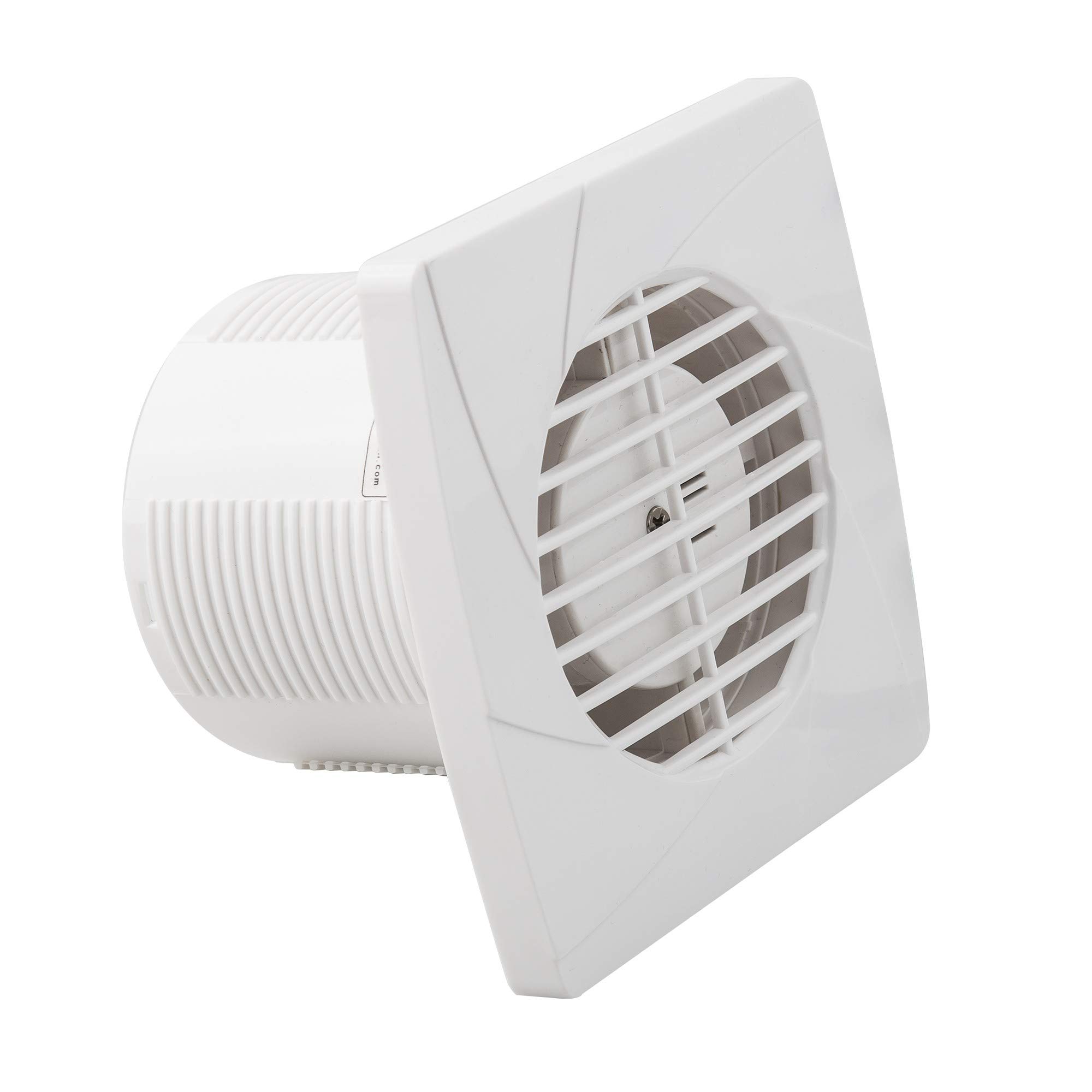 Extractor de aire para evitar humedades Alfa 35593 de 100mm empotrable con motor eficiente de 15W