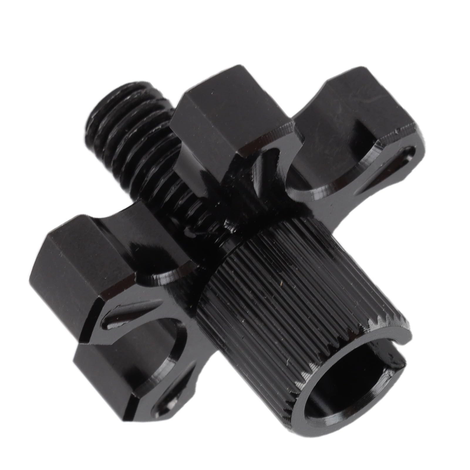 Dioche 2006 Crf 450r Uniwersalny Regulator Linki Sprzęgła CNC ze Stopu Aluminium do Motocykla - Wysoka Precyzja, Trwała, Lekka i łatwa w Montażu - Czarny (BLACK)
