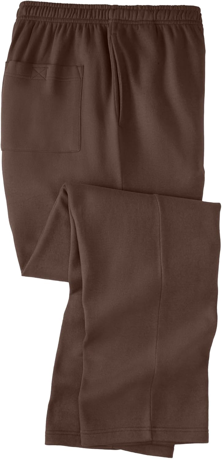 KingSize Men's Big & Tall Men’S Big & Tall Fleece Open-Bottom Sweatpants